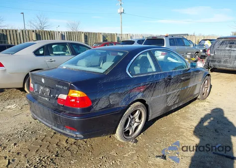 2001 BMW 330Ci from USA, damaged, VIN WBABN53401JU22431